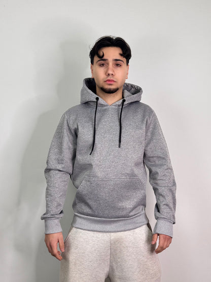 Felpa con cappuccio soffice in cotone