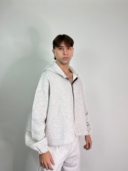 Felpa zip over boxy fit CALIFORNIA