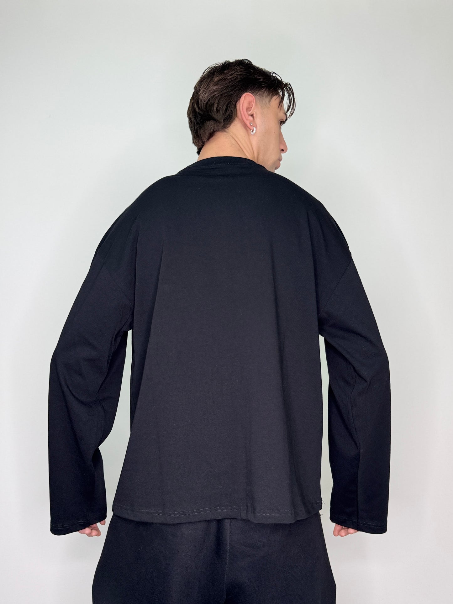 T-shirt boxy long sleave MILANO