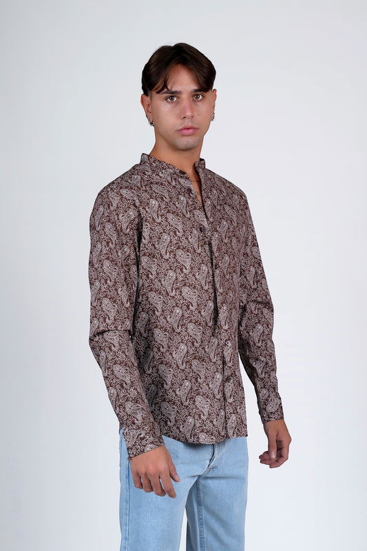Camicia slim cotone LUTHOR