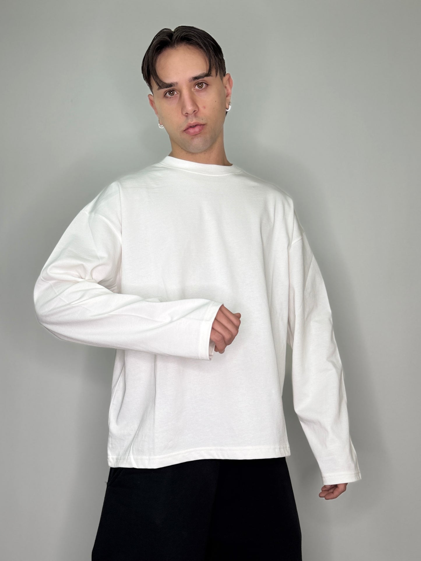 T-shirt boxy long sleave MILANO