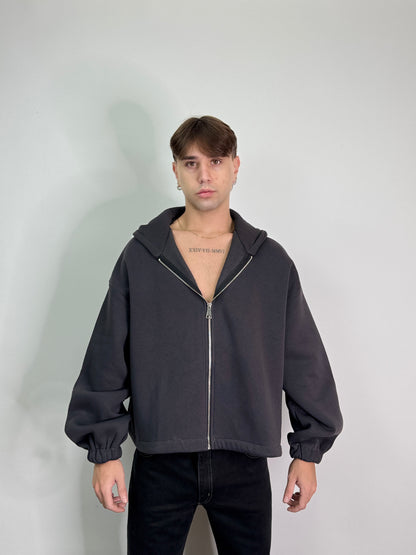 Felpa zip over boxy fit CALIFORNIA