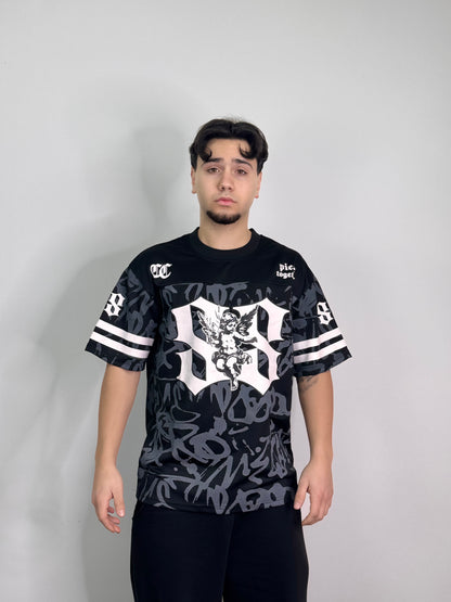 T-shirt stampata fantasia