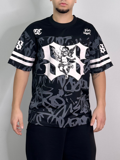 T-shirt stampata fantasia