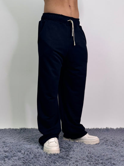 Pantatuta garzato baggy fit cotone italiano