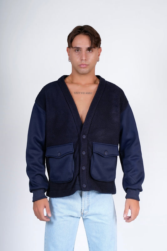 Cardigan TEDDINO Blu