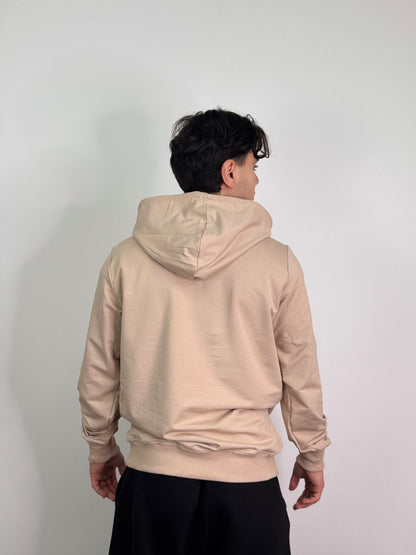 Felpa in cotone con cappuccio comoda