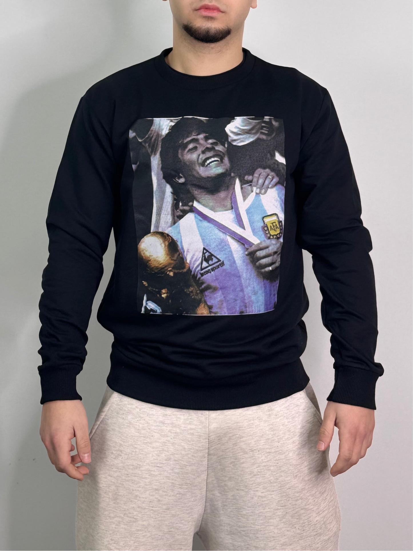 Felpa in cotone Maradona