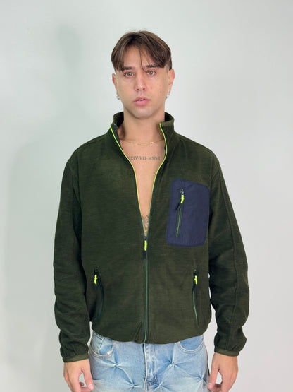 Jacket Pile verde ZEBINA