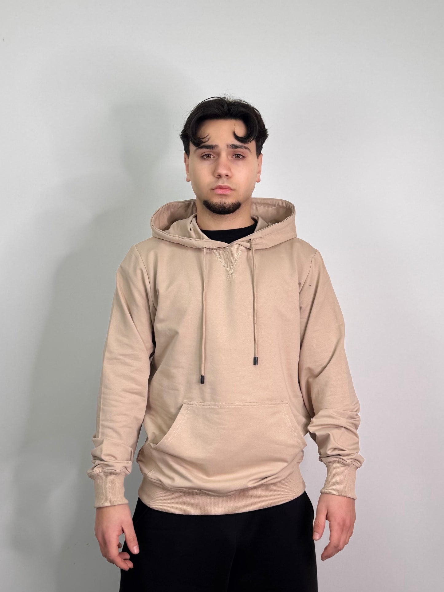 Felpa in cotone con cappuccio comoda