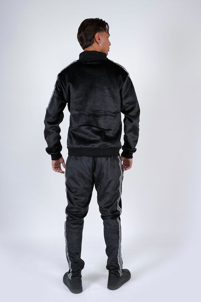 Tuta pellicciata zip Nero ALACHUA