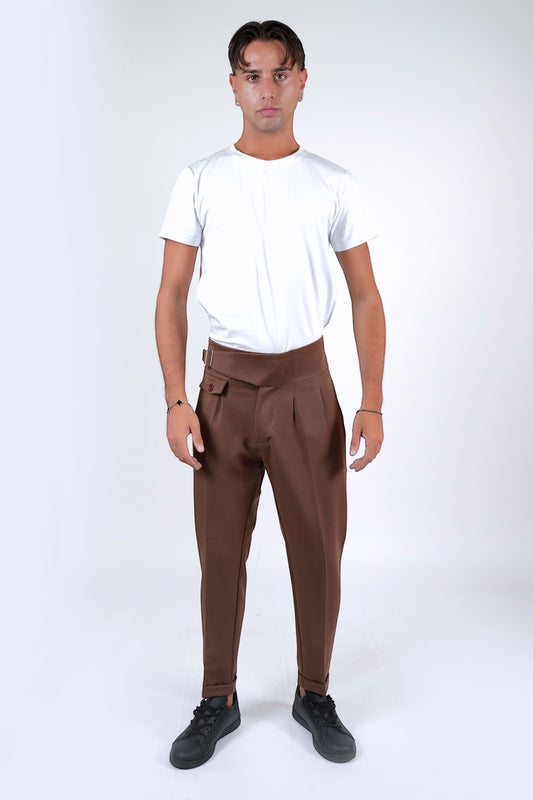 Pantalone elegante Cammello ZORRO