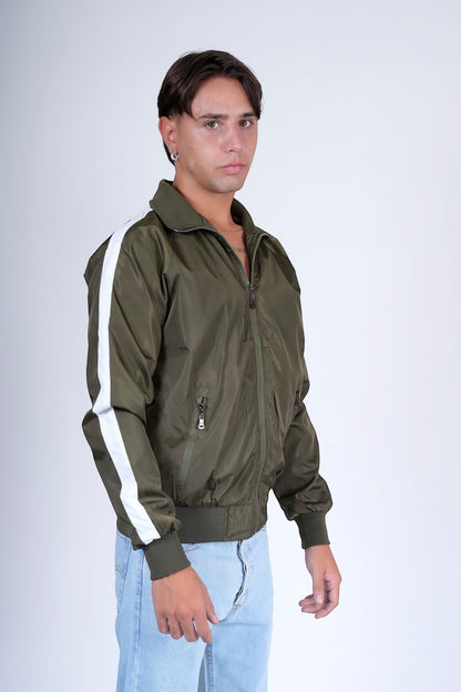 Giubbino leggero verde NOA LANG