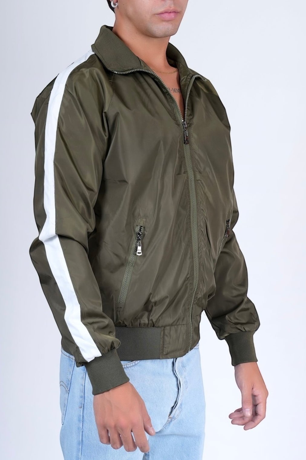 Giubbino mezza stagione con zip