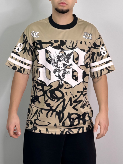 T-shirt stampata fantasia