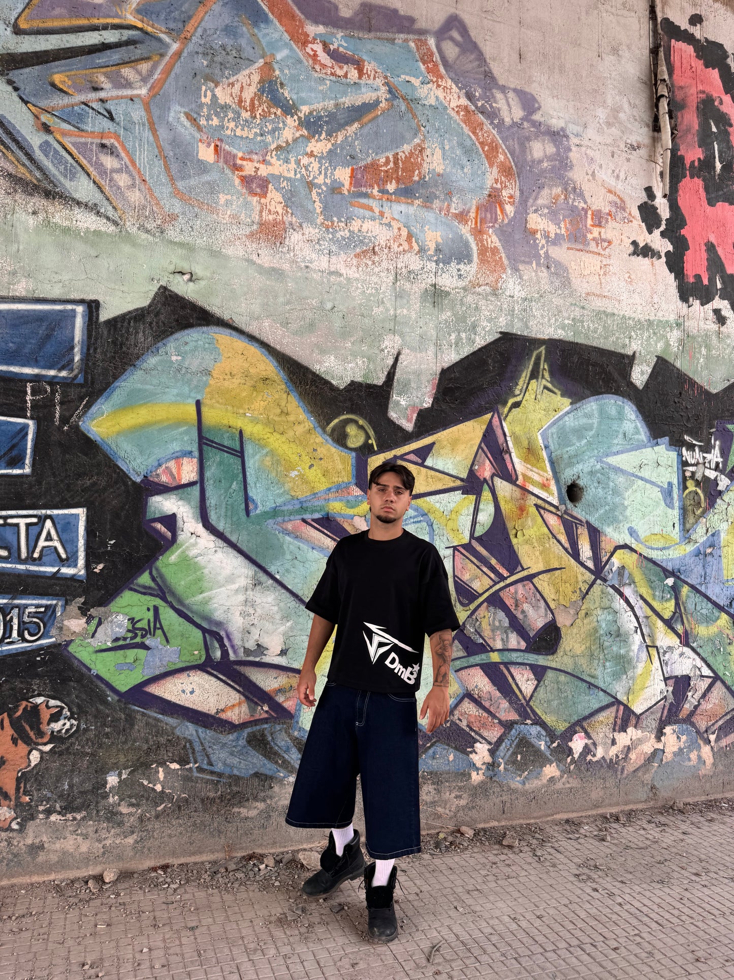T-shirt cropped oversize scia DMB