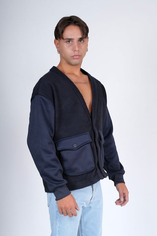 Cardigan TEDDINO Blu