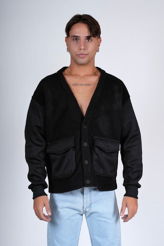 Cardigan TEDDINO Nero