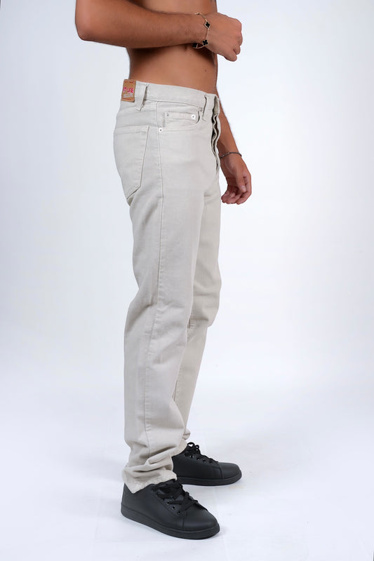Jeans baggy basic beige BITT LINE
