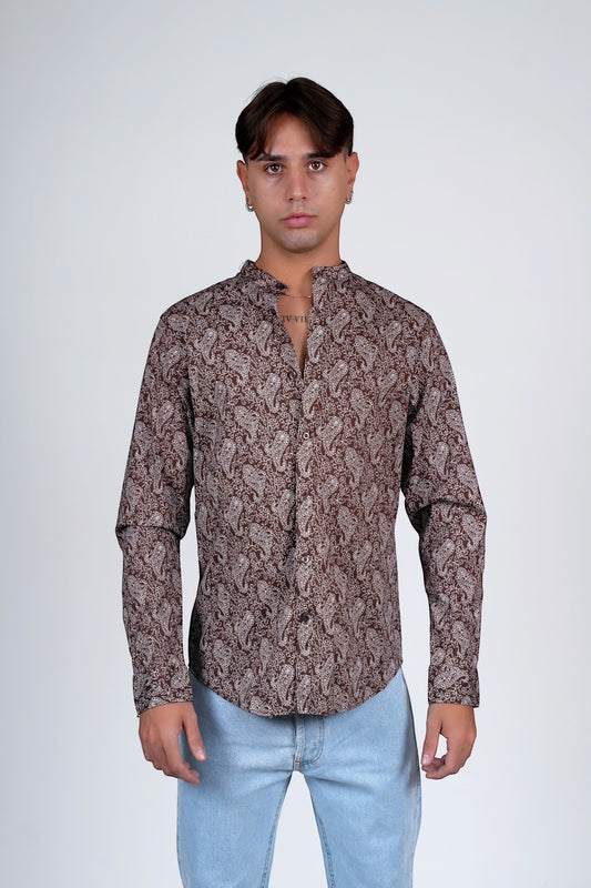 Camicia slim cotone LUTHOR