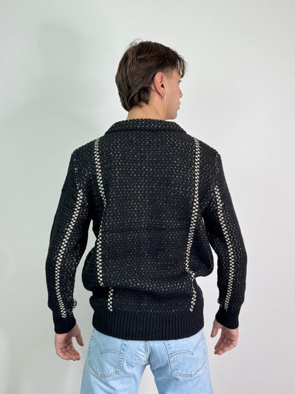 Cardigan traforato morbido