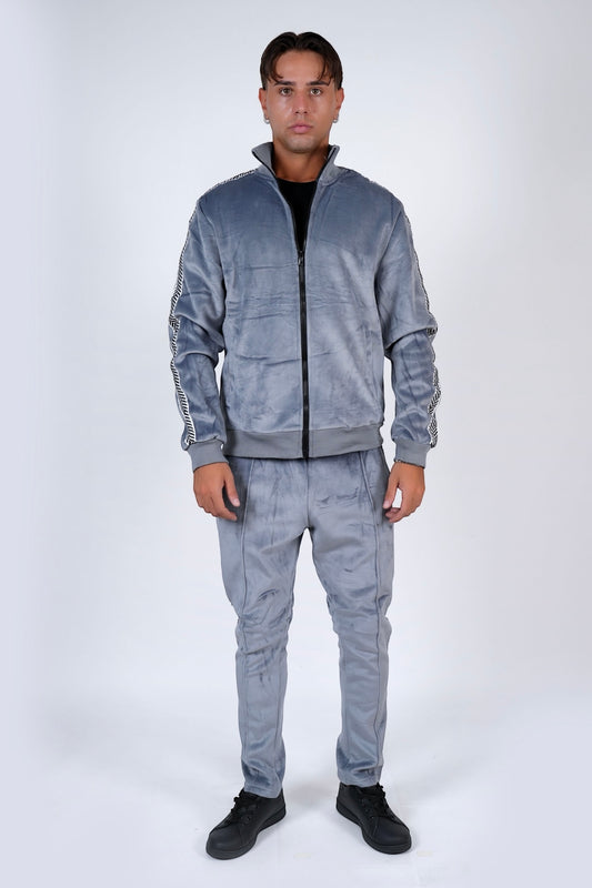 Tuta pellicciata zip Grigio ALACHUA