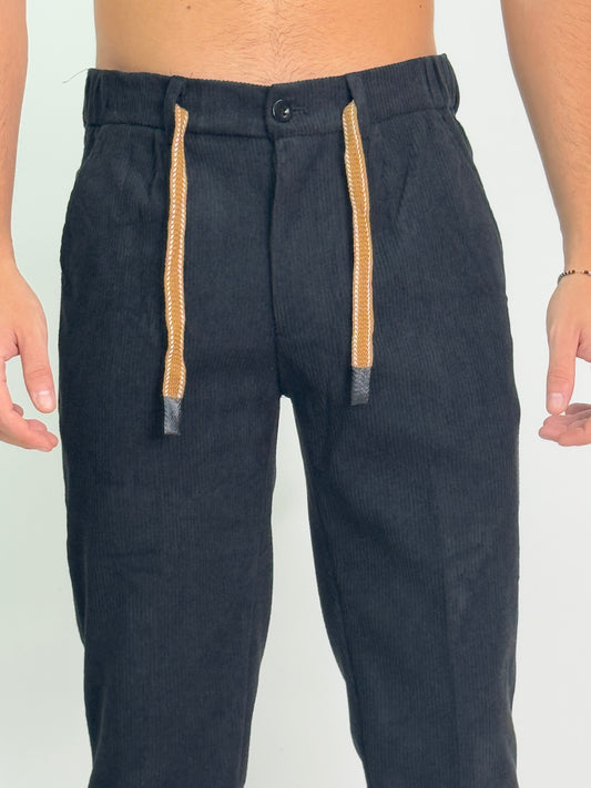 Pantalaccio velluto nero CARDONA