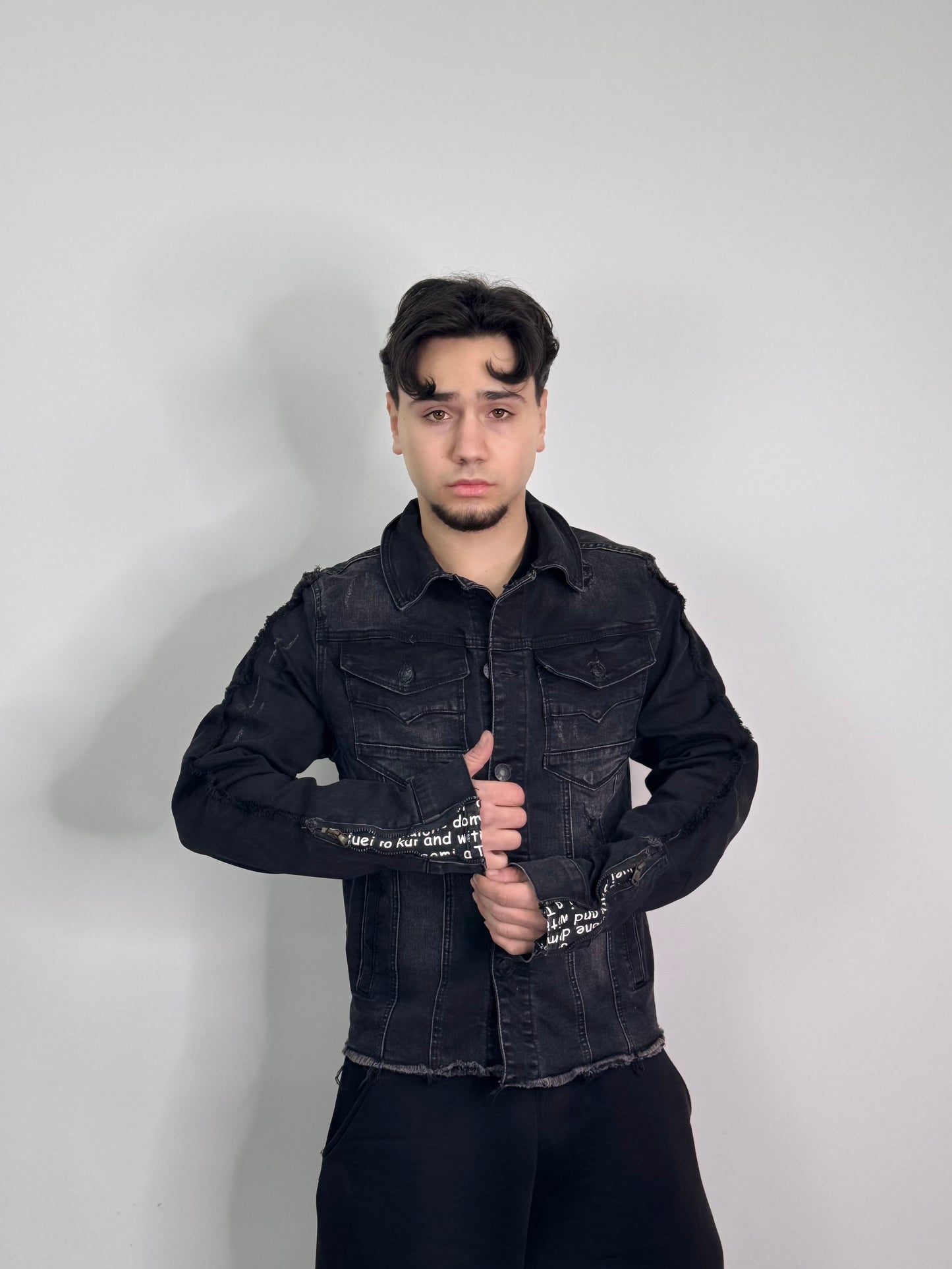 Giacca in jeans cropped