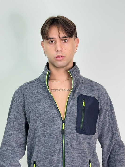 Jacket Pile grigio ZEBINA