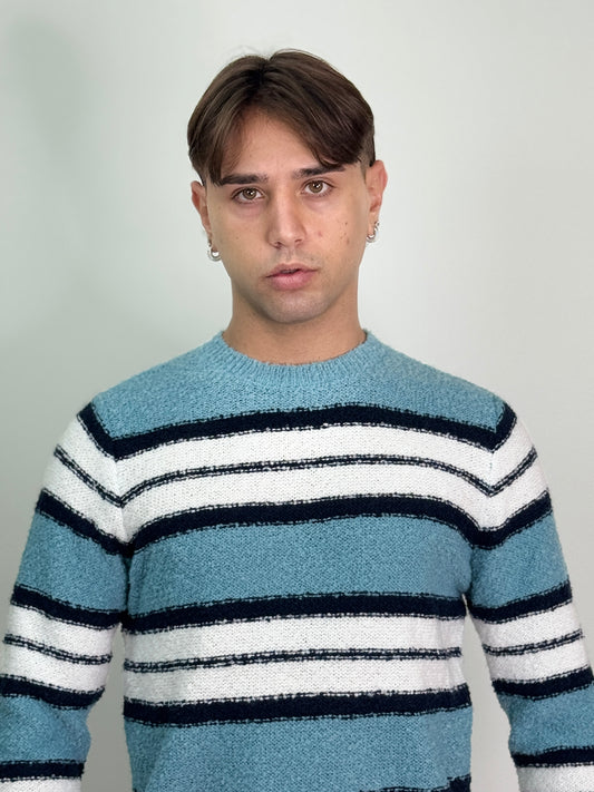 MAGLIONCINO BLU CAFU