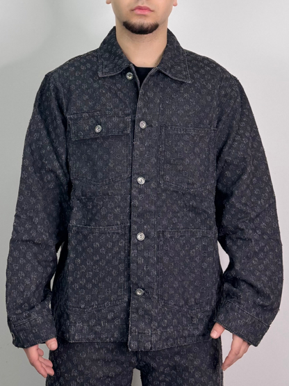 Giacca di jeans con tasconi comoda