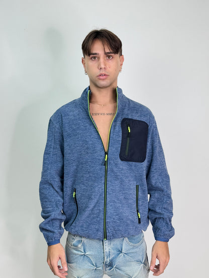 Jacket Pile azzurro ZEBINA