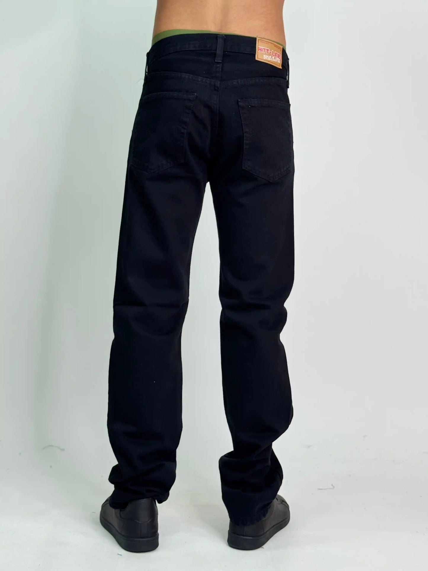 Jeans cotone italiano baggy basic