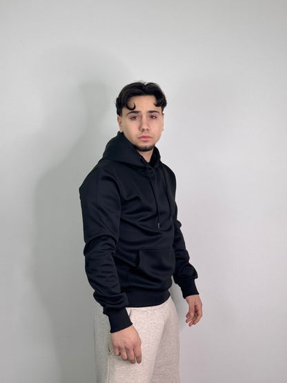 Felpa con cappuccio soffice in cotone