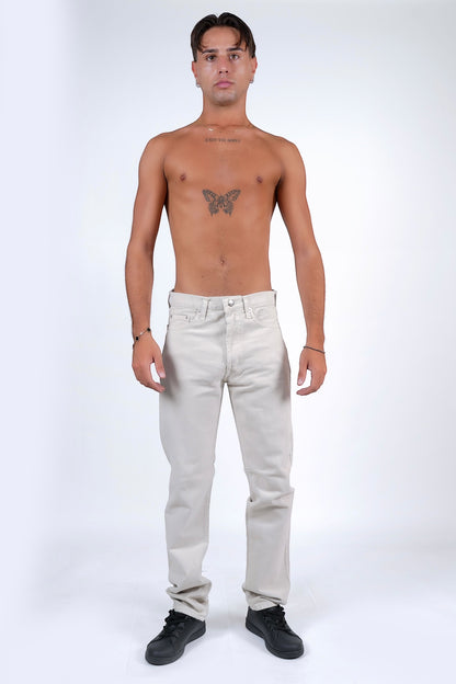 Jeans baggy basic beige BITT LINE