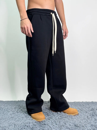 Tuta italiana cotone calda girocollo over baggy