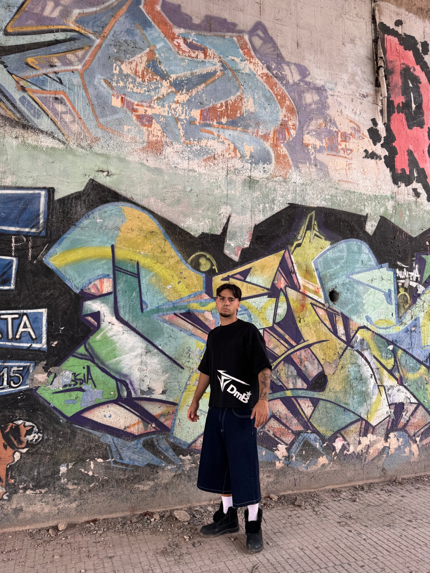 T-shirt cropped oversize scia DMB