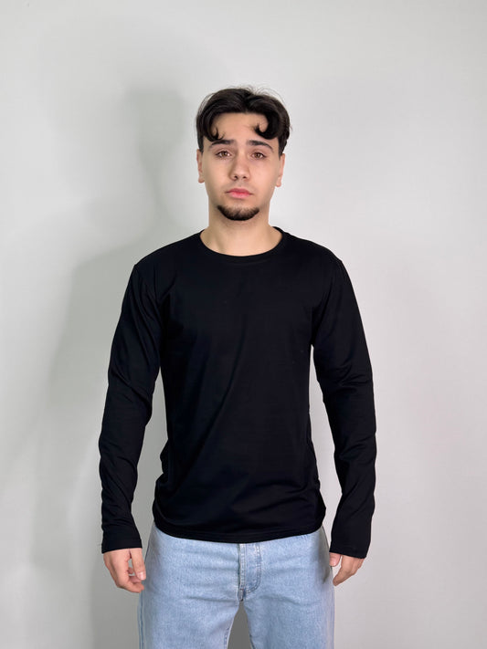 T-shirt lunga cotone elastico