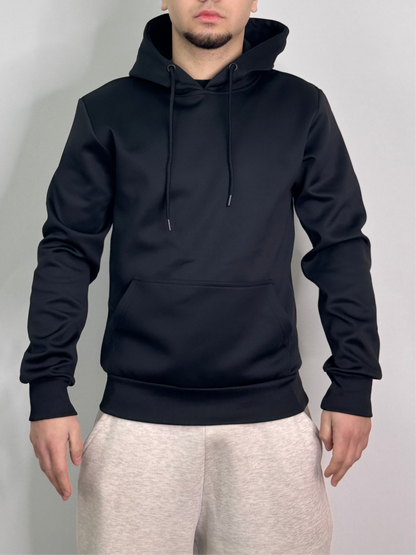 Felpa con cappuccio soffice in cotone