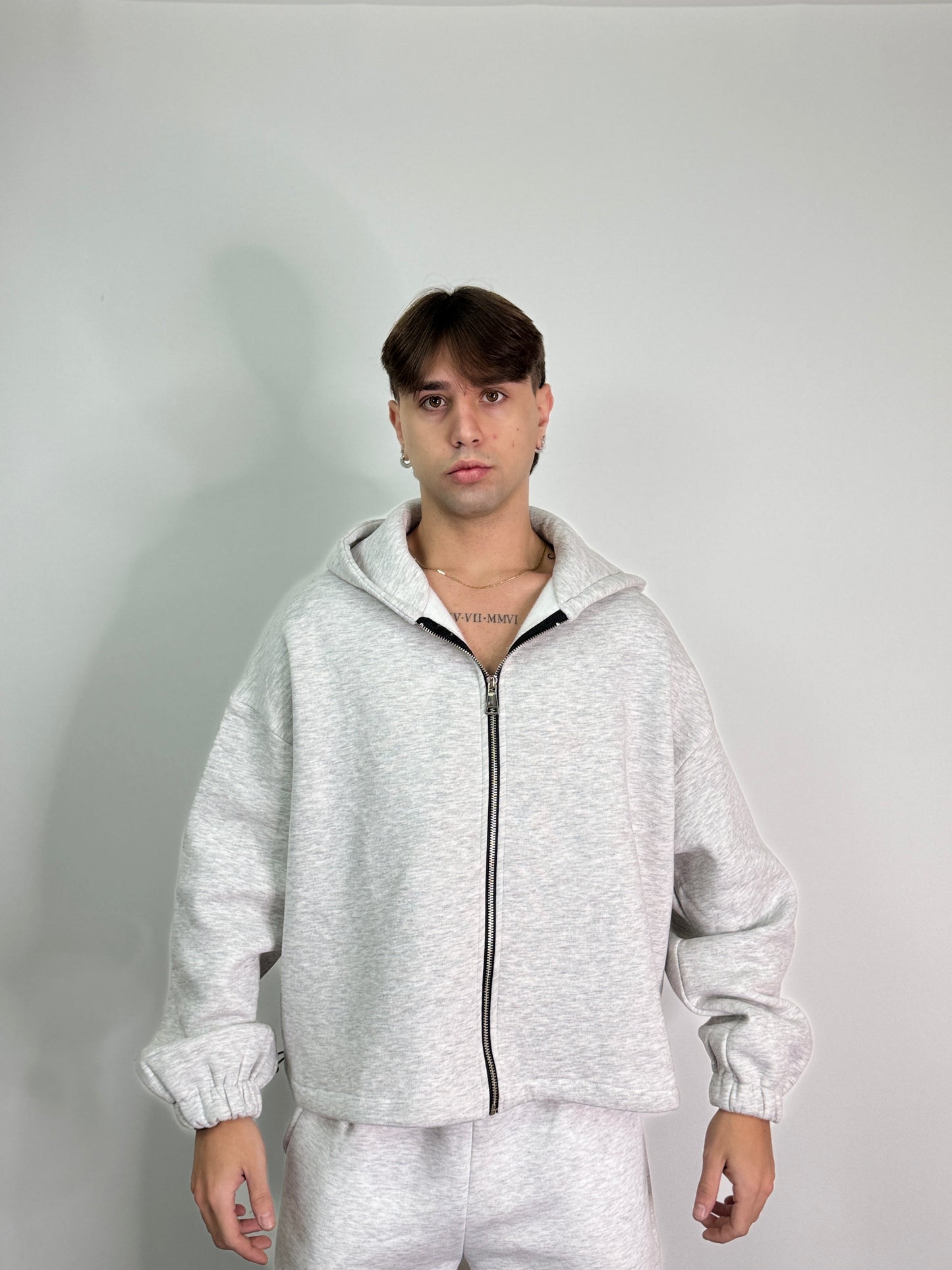 Felpa zip over boxy fit CALIFORNIA