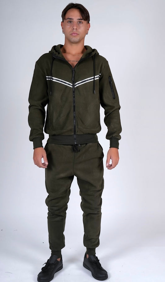 Tuta pellicciata Verde RANGER POWER