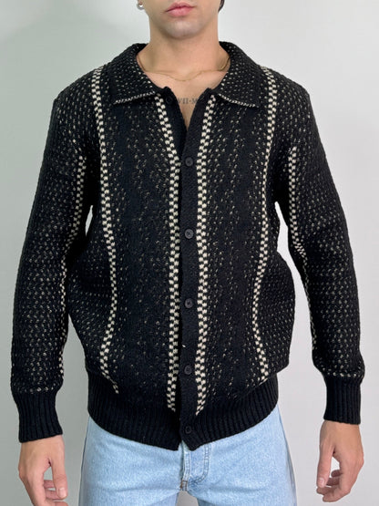 Cardigan traforato morbido