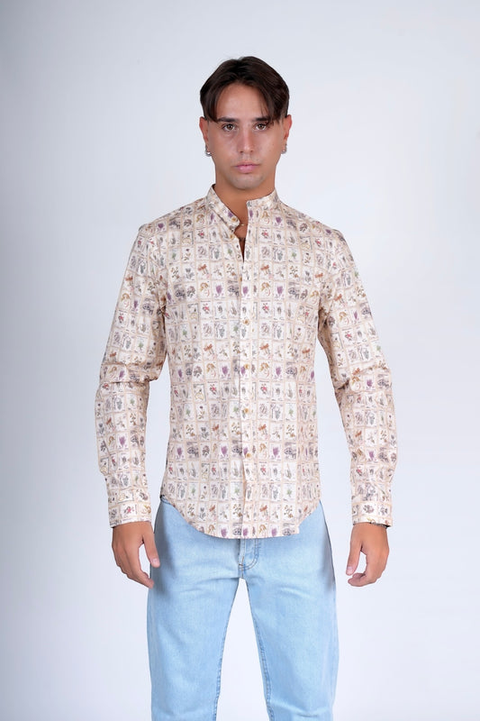 Camicia slim cotone JONATHAN