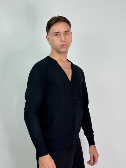 Cardigan in filo