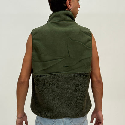 Smanicato in pile verde MAZZOCCHI