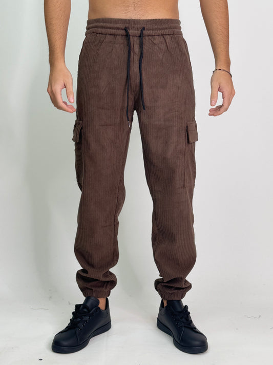 Pantalone marrone PIQUE