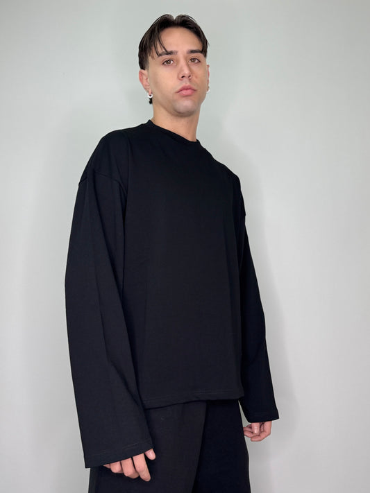 T-shirt boxy long sleave MILANO